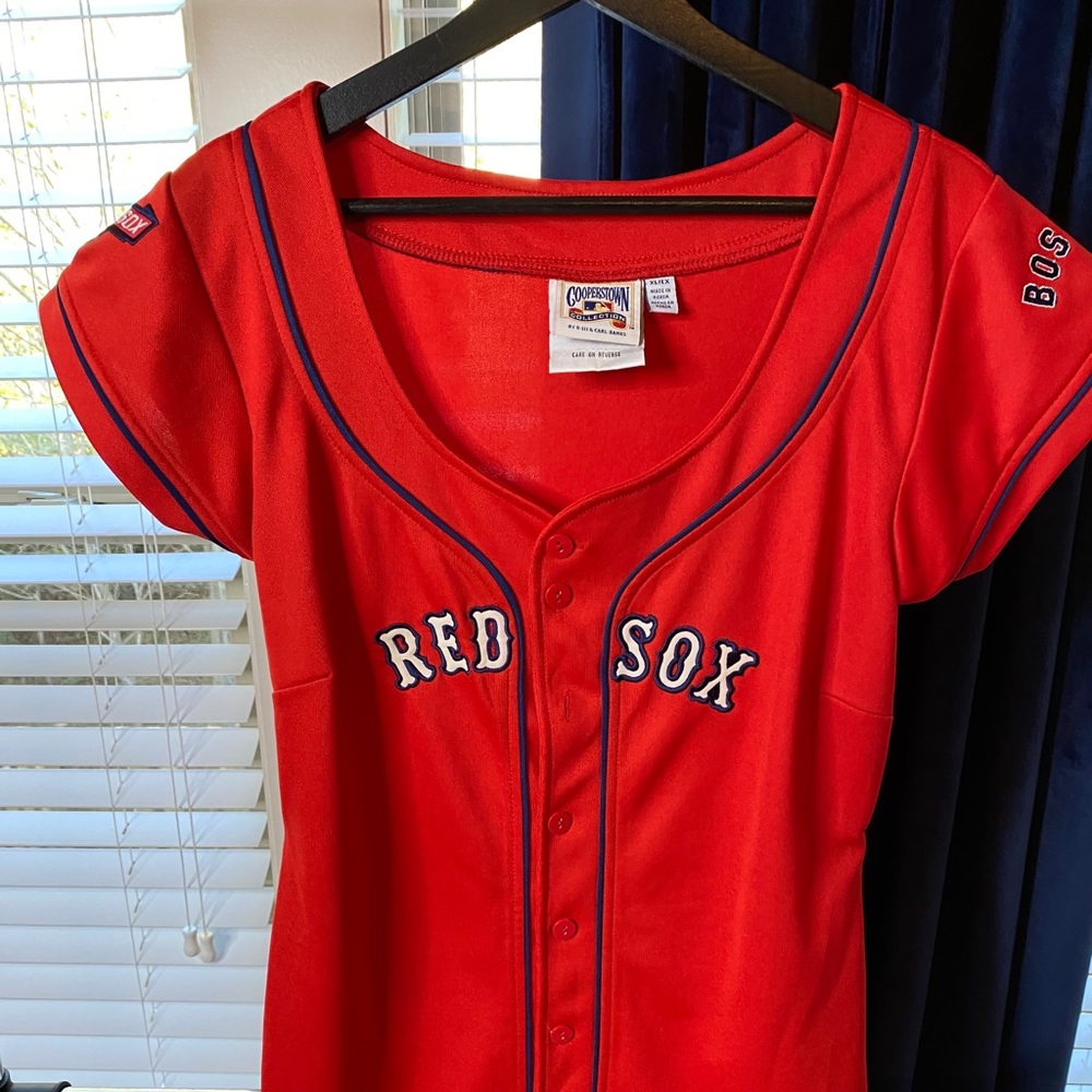MLB Cooperstown Vintage Red Sox Jersey Dress